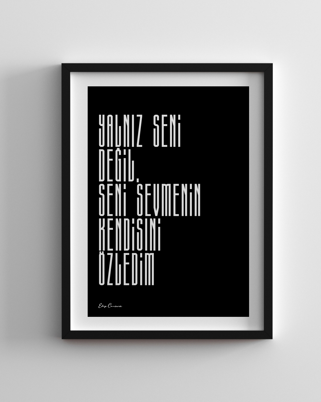 Yalnız Seni Değil Seni Sevmenin Kendisini Özledim (Dark)