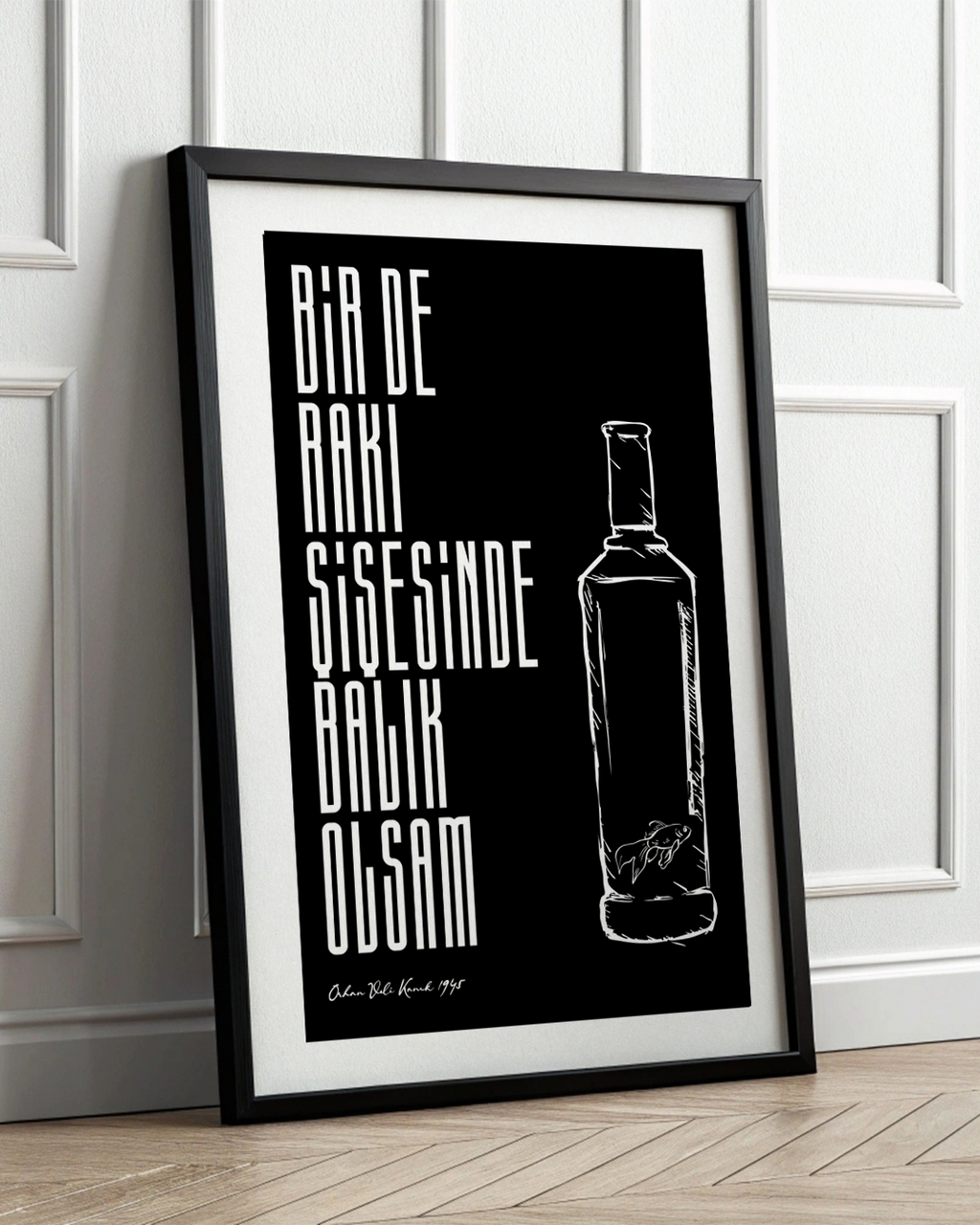 Bir de rakı şişesinde balık olsam (Dark)