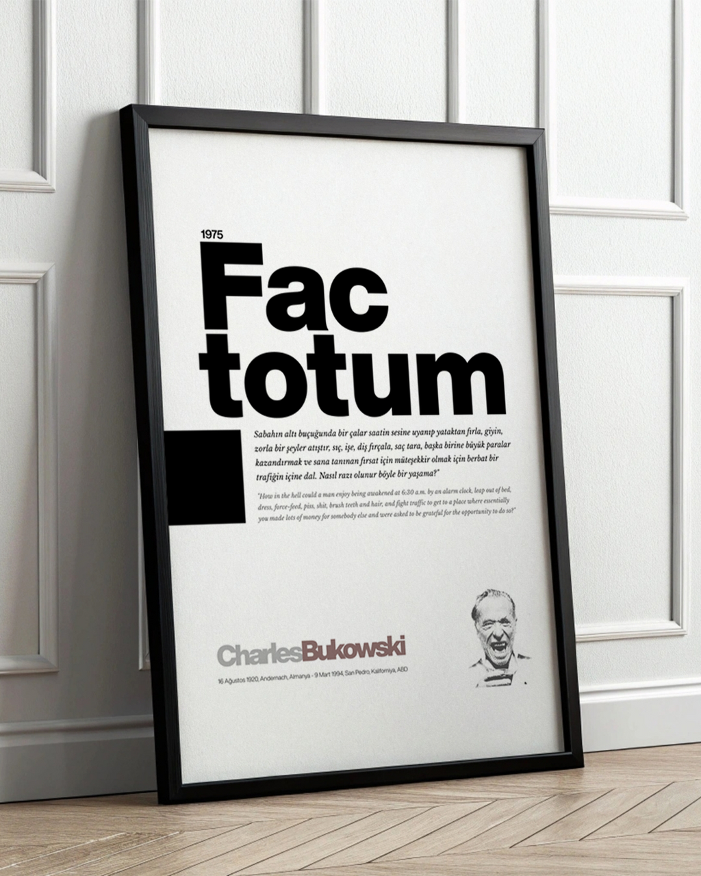 Charles Bukowski Factotum