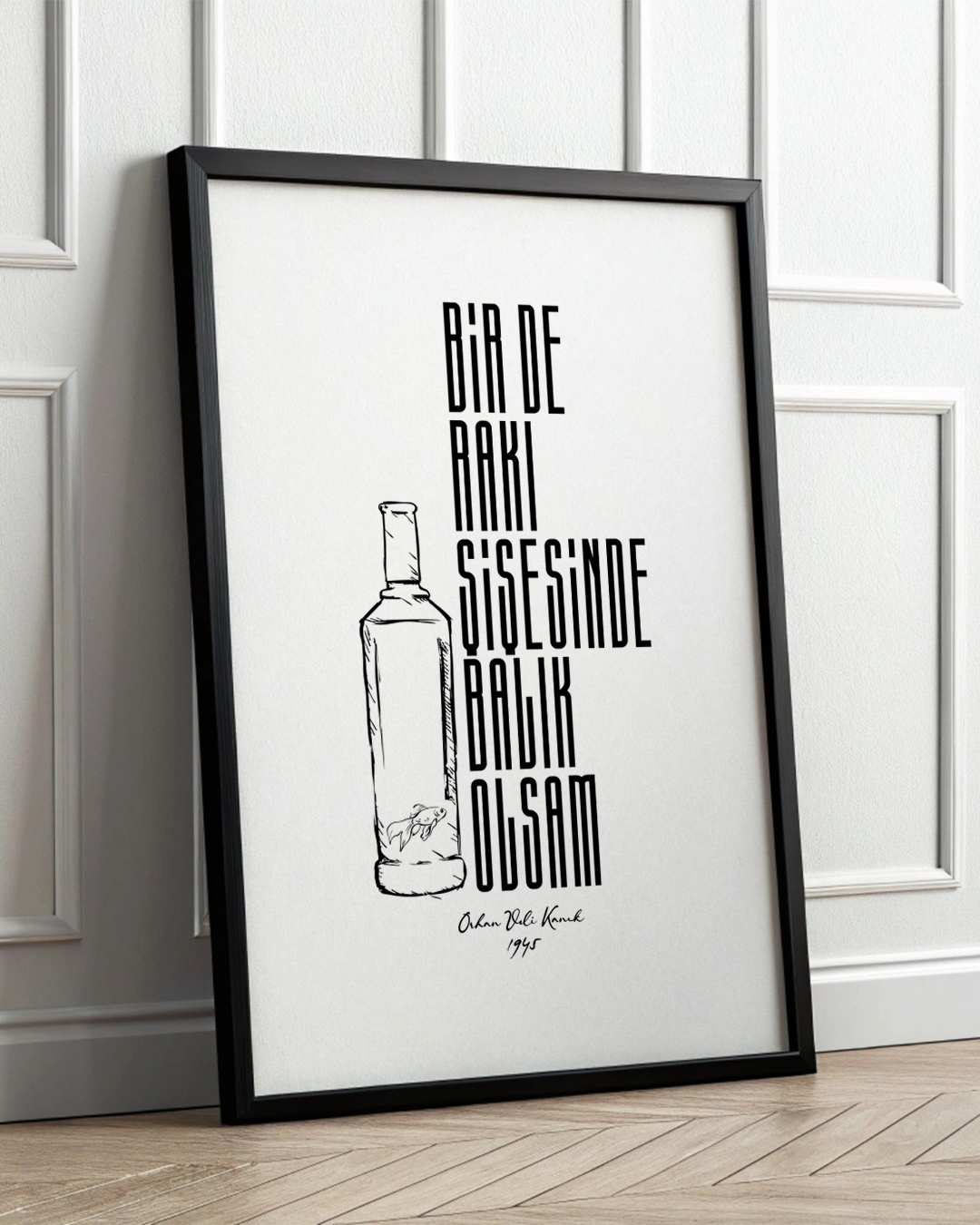 Bir de rakı şişesinde balık olsam