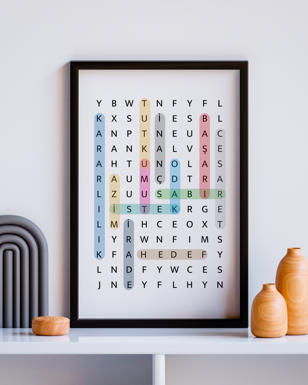 Motivasyon Poster Tablo