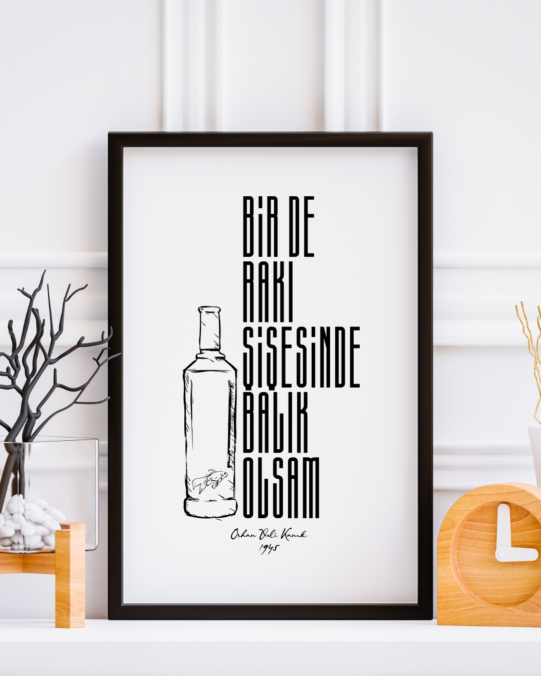 Bir de rakı şişesinde balık olsam